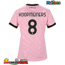 Camisa de Futebol Juventus Teun Koopmeiners #8 Equipamento Secundário Mulheres 2026-27 Manga Curta